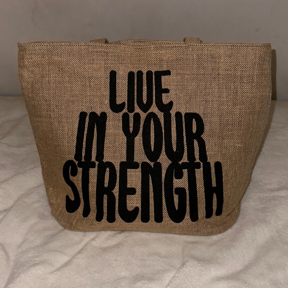 Positive affirmation tote bag